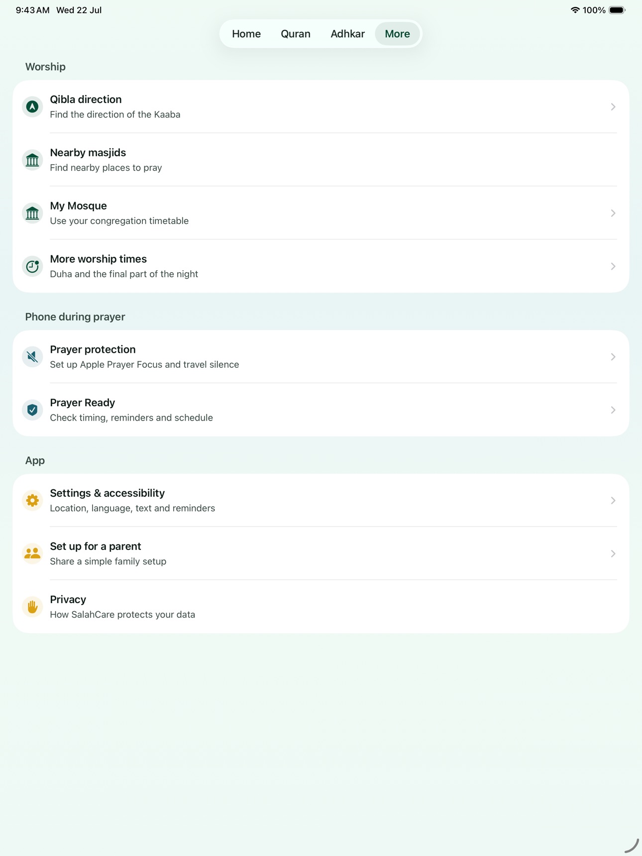 Screenshot 9 of SalahCare: Prayer & Focus
