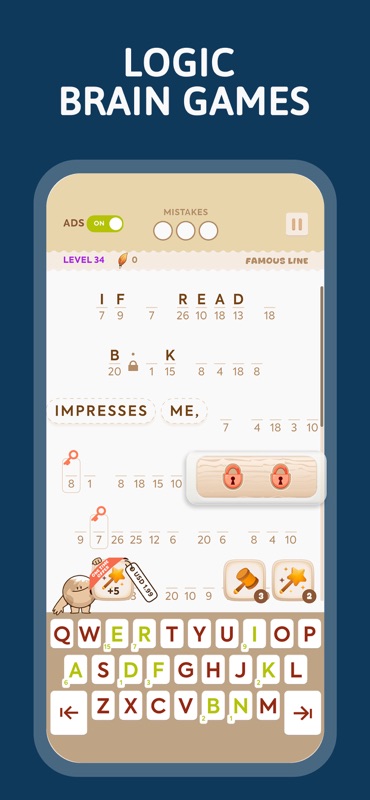 Cryptogram: Number & Word Game screenshot 7