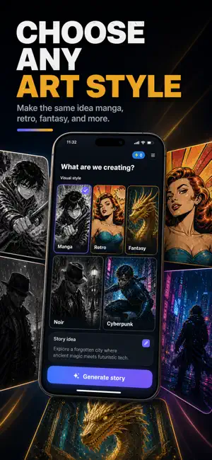 Story Generator - Manga, Comic screenshot 4