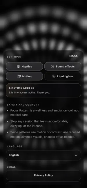Focus Pattern: Reset & Calm screenshot 2