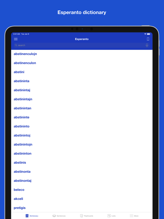 Screenshot #4 pour Esperanto Language Dictionary