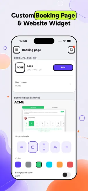 tobook.link: Booking System screenshot 1
