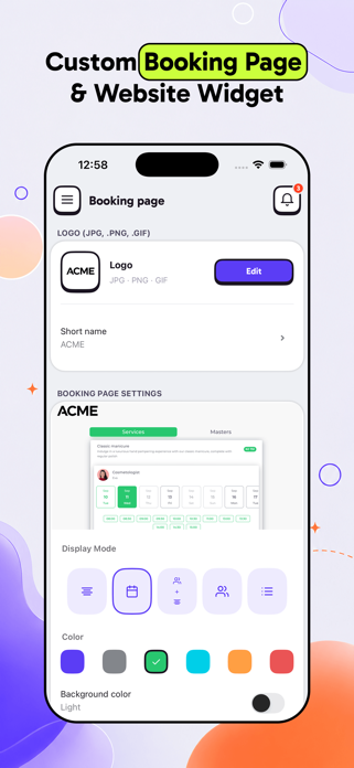 tobook.link: Booking System Screenshot 1 of 5