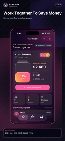 TogetherJar: Shared Savings Screenshot 1 of 10