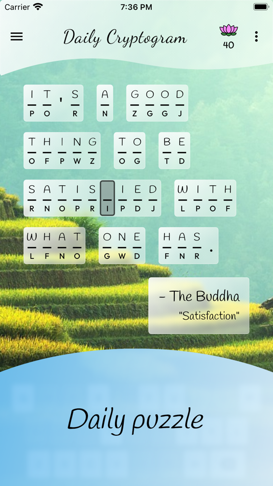 #6. Countless Calming Cryptograms (iOS) 由: David Michael Chatelain