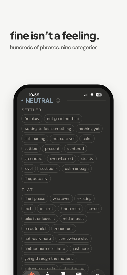 No BS Feelings Finder 的 App Store 截图 1