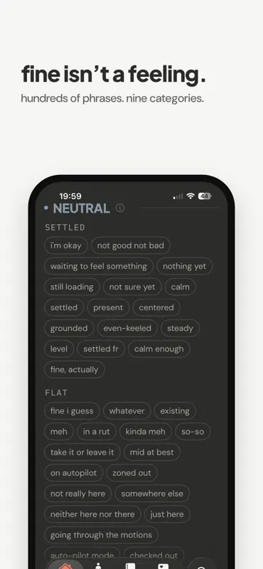No BS Feelings Finder screenshot 1 of 7