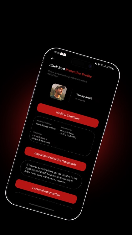 Black Bird Smart Wrist Band screenshot-3