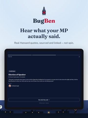 BugBen — Bills, MPs & Votes iPad screenshot 6
