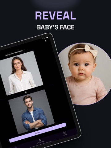 AI Baby Face Generator - Tiggy iPad screenshot