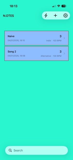 N.OTES screenshot 1