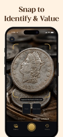 Coin Value Identifier: Coin AI iPhone screenshot