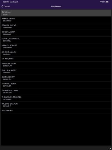 Endpoint Manufacturing100 iPad screenshot