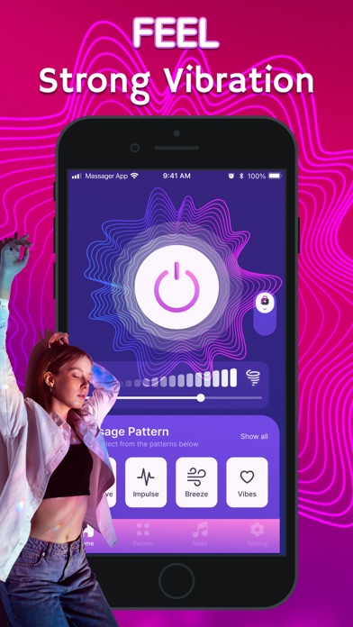 Strong Vibrator - Massager App Screenshot