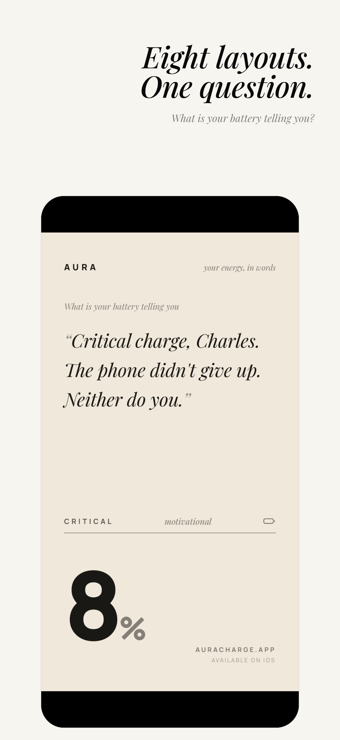AURA: Your Energy In Words