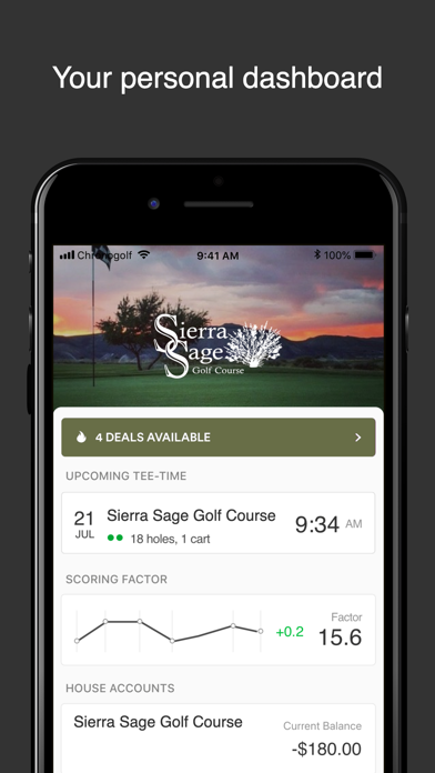 Sierra Sage Golf iPhone screenshot 1 - Sports app