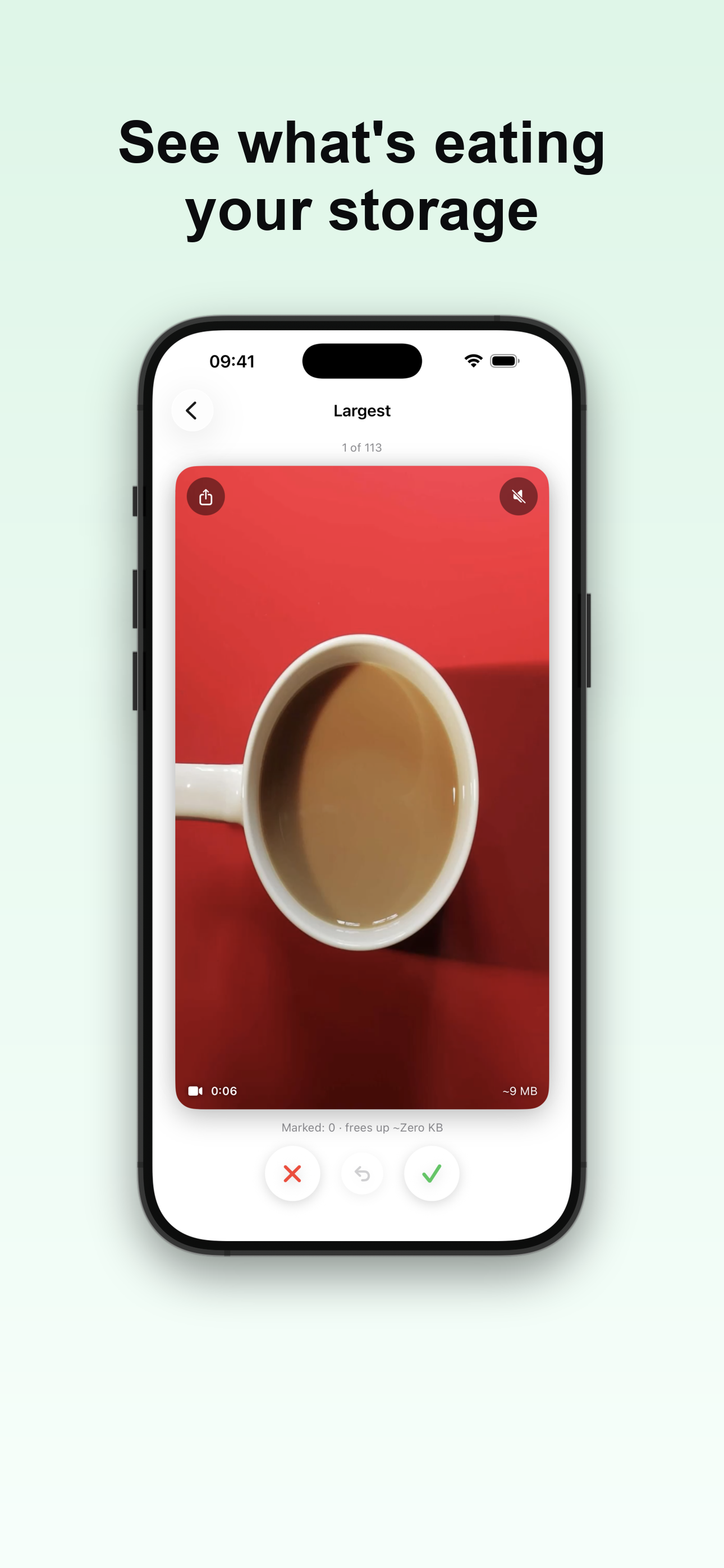 Fino: Swipe Photo Cleaner screenshot 2