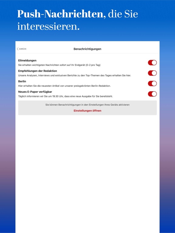 Tagesspiegel - Nachrichten iPad app afbeelding 8