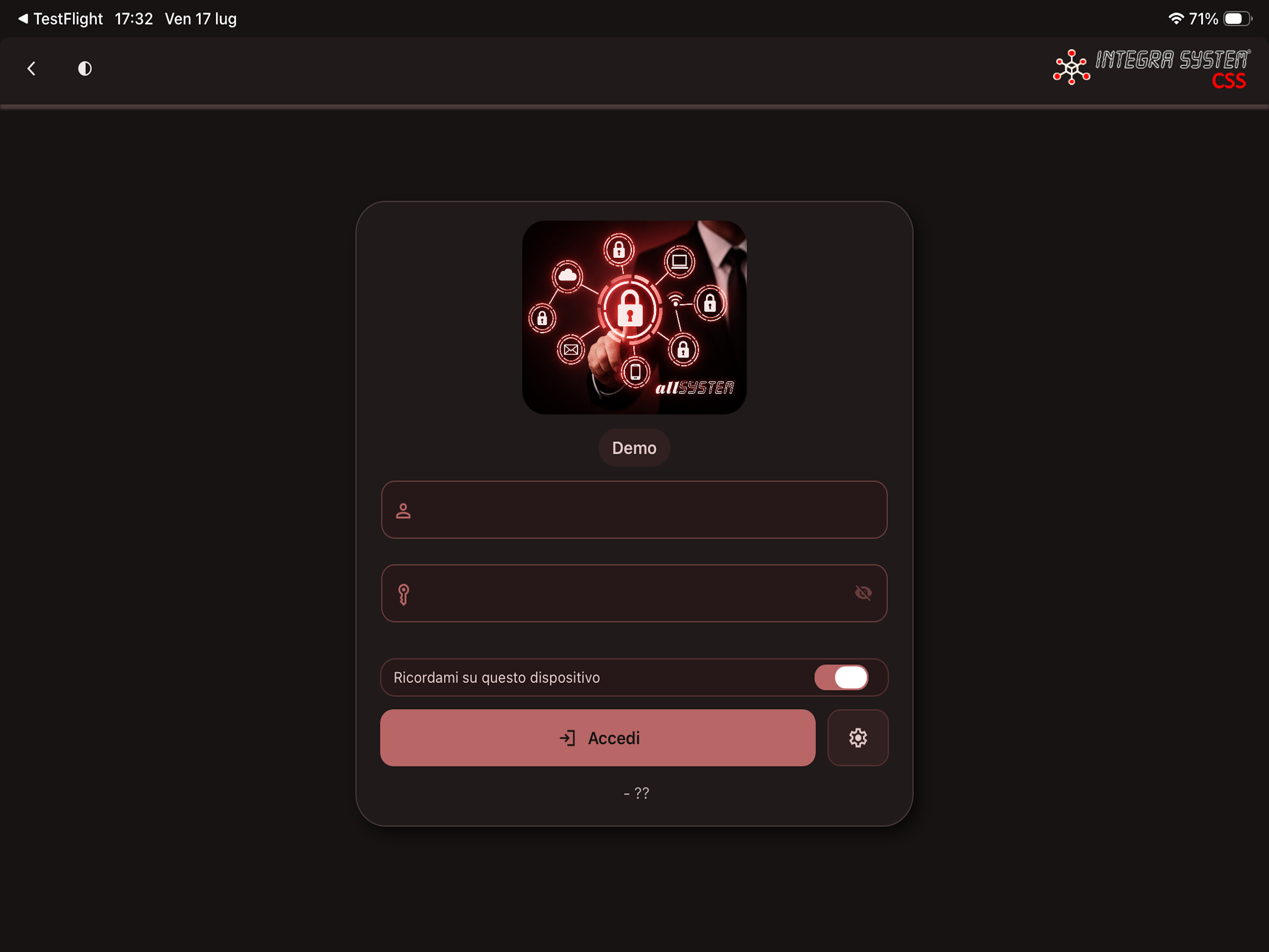 Integra System CSS screenshot 6