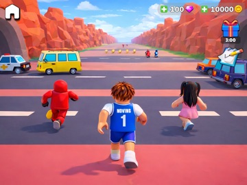 Survival games parkour obby iPad screenshot