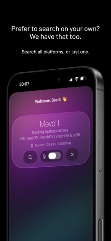 Mevolit - OneStop iOS Updates screenshot