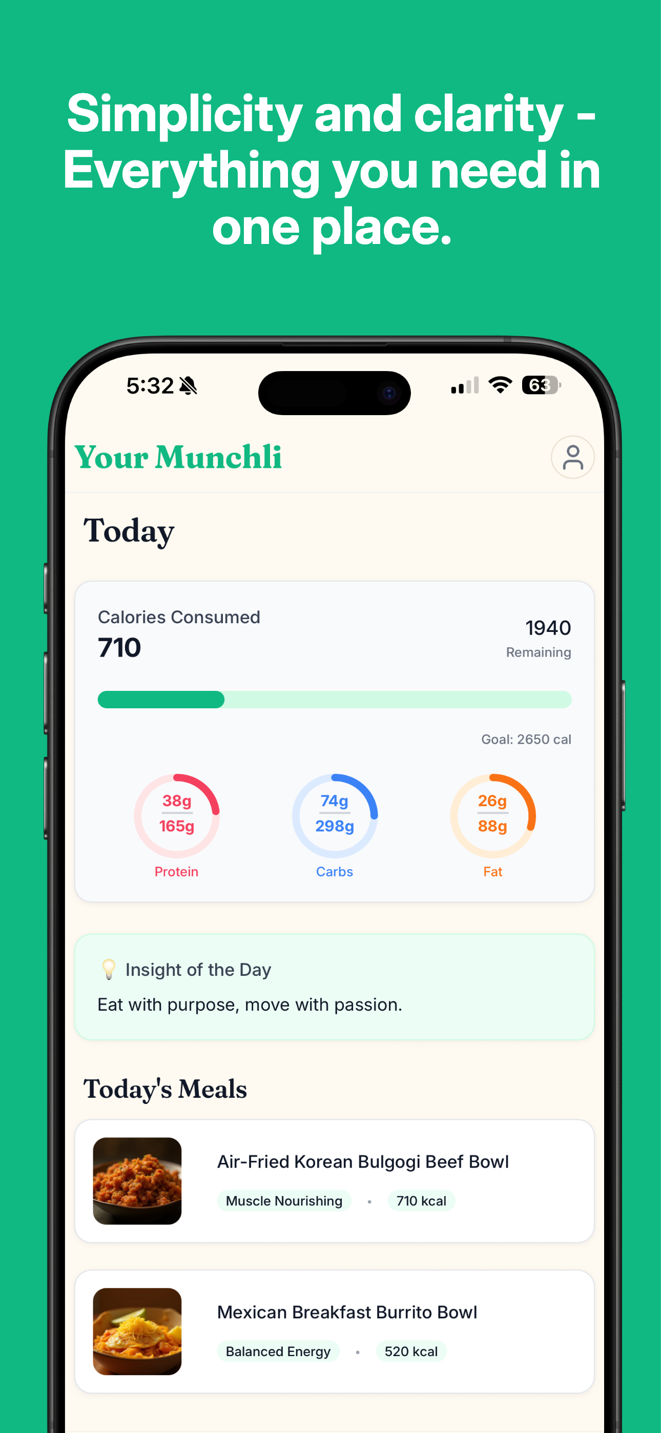 Munchli: Healthy Meal Planner screenshot 3
