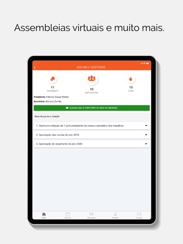 Lastro Gestão iPad screenshot