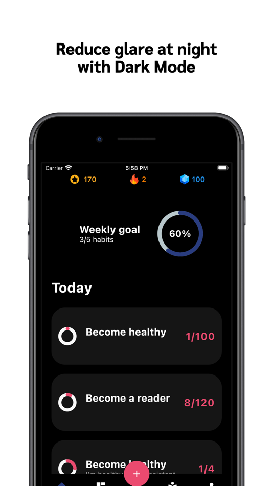 #3. Systemize Habit Tracker (iOS) 由: Hanna Adynets