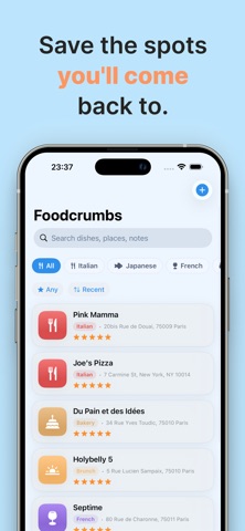 FoodCrumbs Screenshot 3 of 4