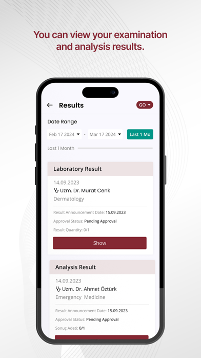 Güven Online iPhone screenshot 7 - Medical app
