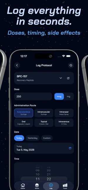 Helix: Stack & Peptide Tracker screenshot 2