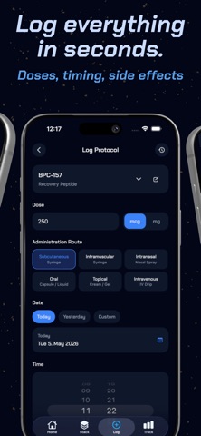 Helix: Stack & Peptide Tracker Screenshot 2 of 7