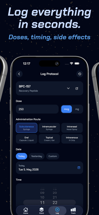 Helix: Stack & Peptide Tracker Screenshot 2 of 7