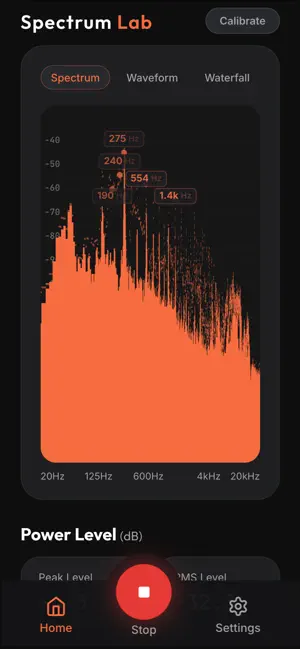 Spectrum Lab - Audio Analyzer screenshot 1