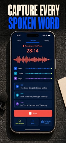 AI Voice Notes: Audio to Text Screenshot 2 of 10
