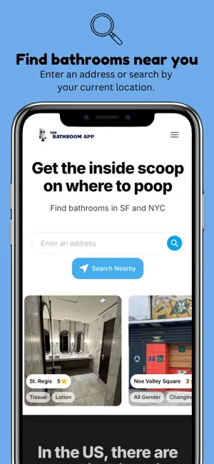 Bathroom App - Toilet Finder screenshot 1