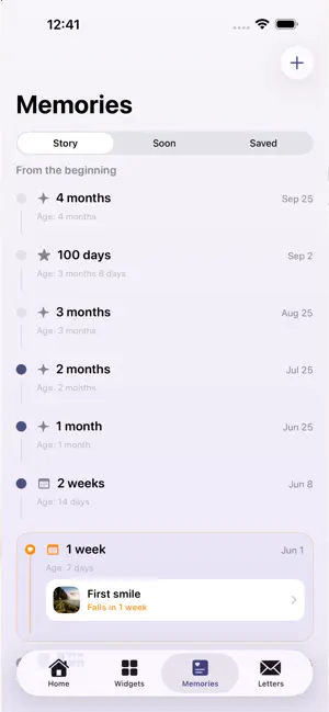 Baby Age Tracker & Widget screenshot 4