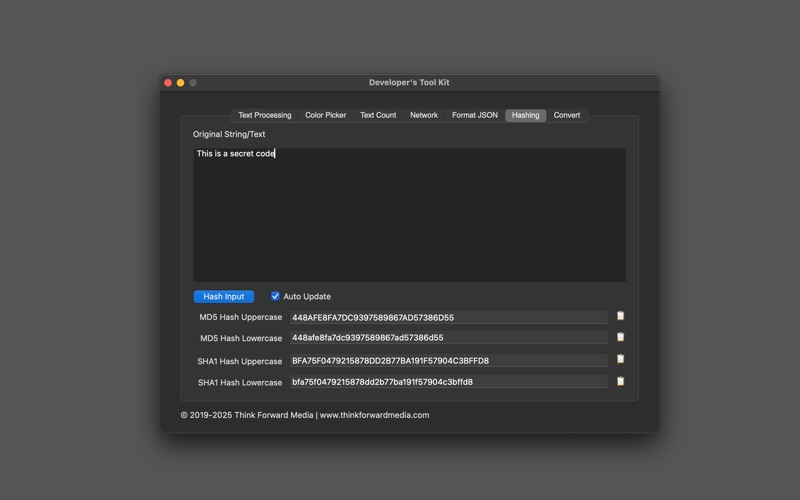 App screenshot