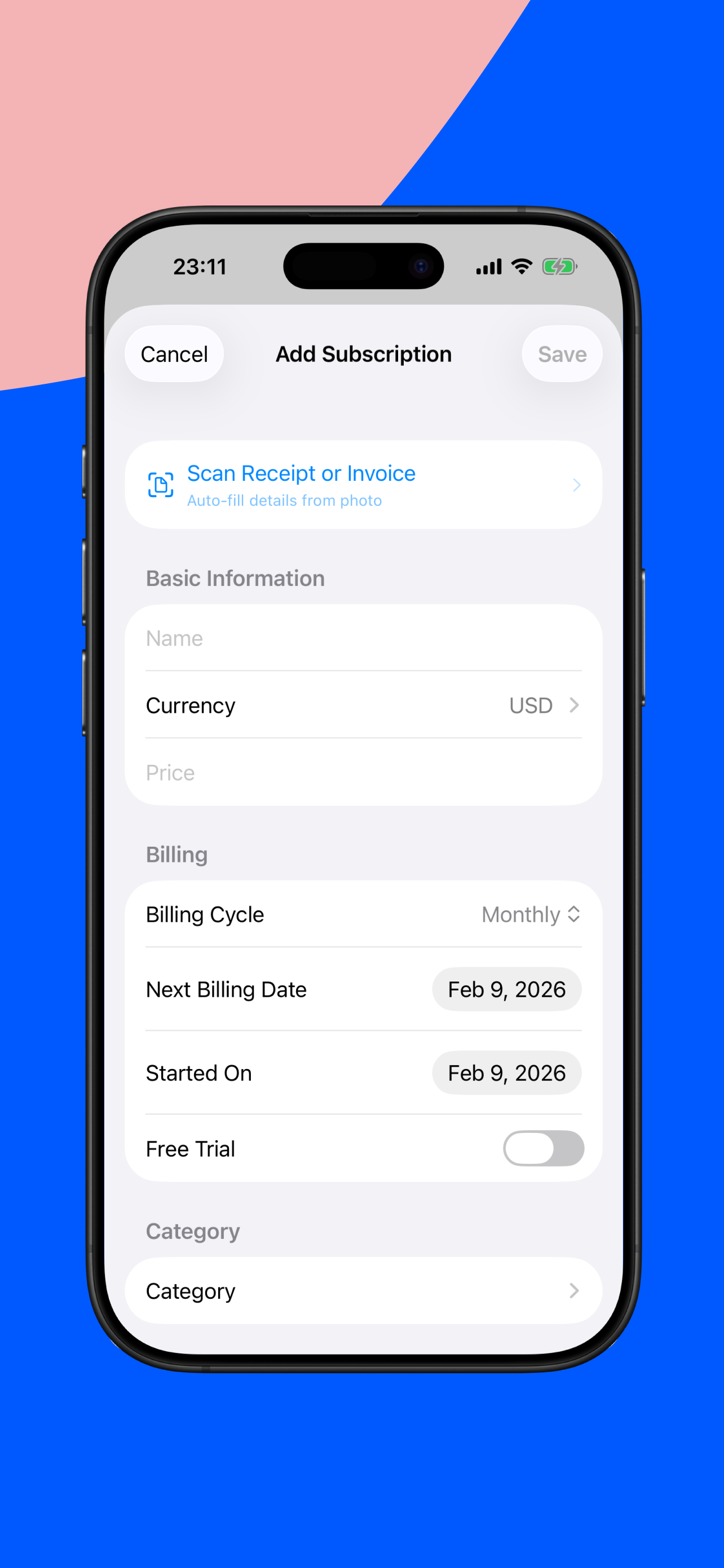 ManageSubs Track Subscriptions screenshot 10