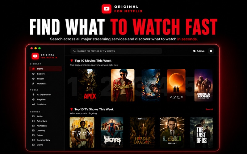 Original for Netflix iPhone screenshot
