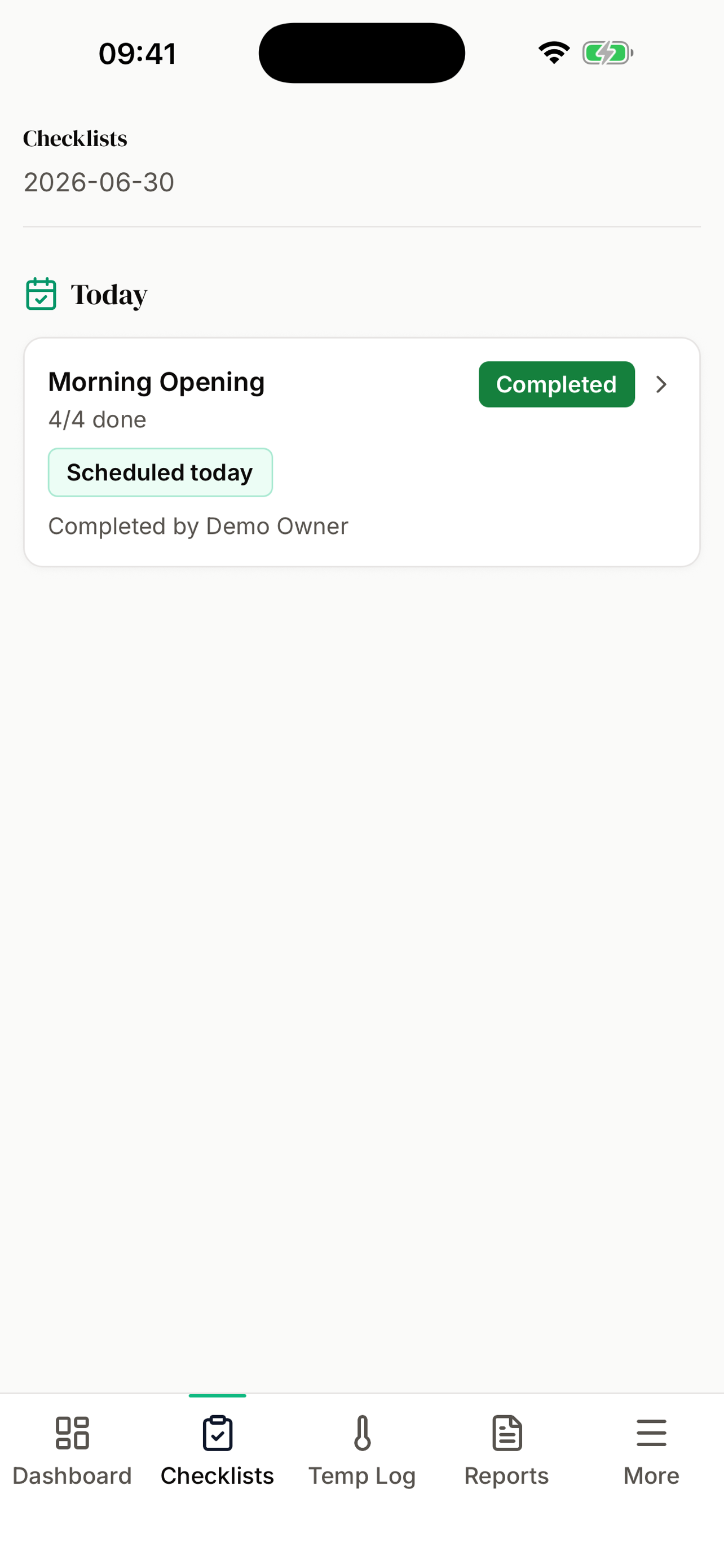 ChefComply: Food Safety Logs screenshot 3