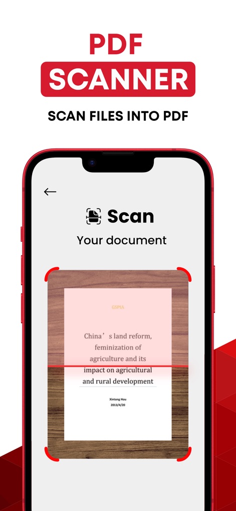 Convert PDF to Word. - mobile-pdf-scanner-feature