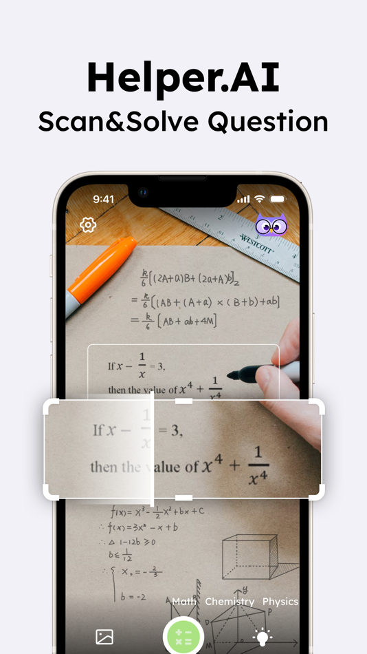 #1. Helper.AI-Homework Math Solver (iOS) بواسطة: WAGA AI