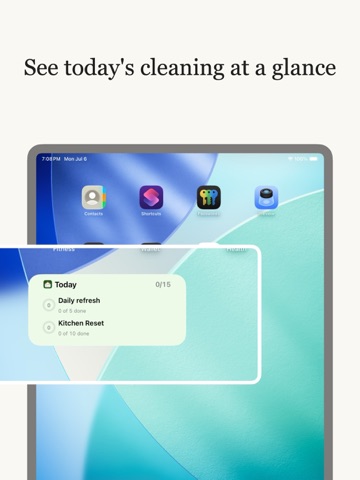 TidyHelper: Cleaning & Chores iPad screenshot