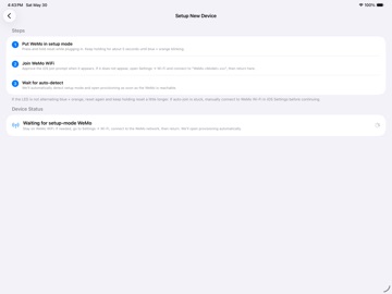 WeWhisperer for WeMo iPad screenshot