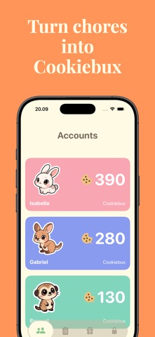 Cookiebux: Chore Rewards Screenshot 1 of 6