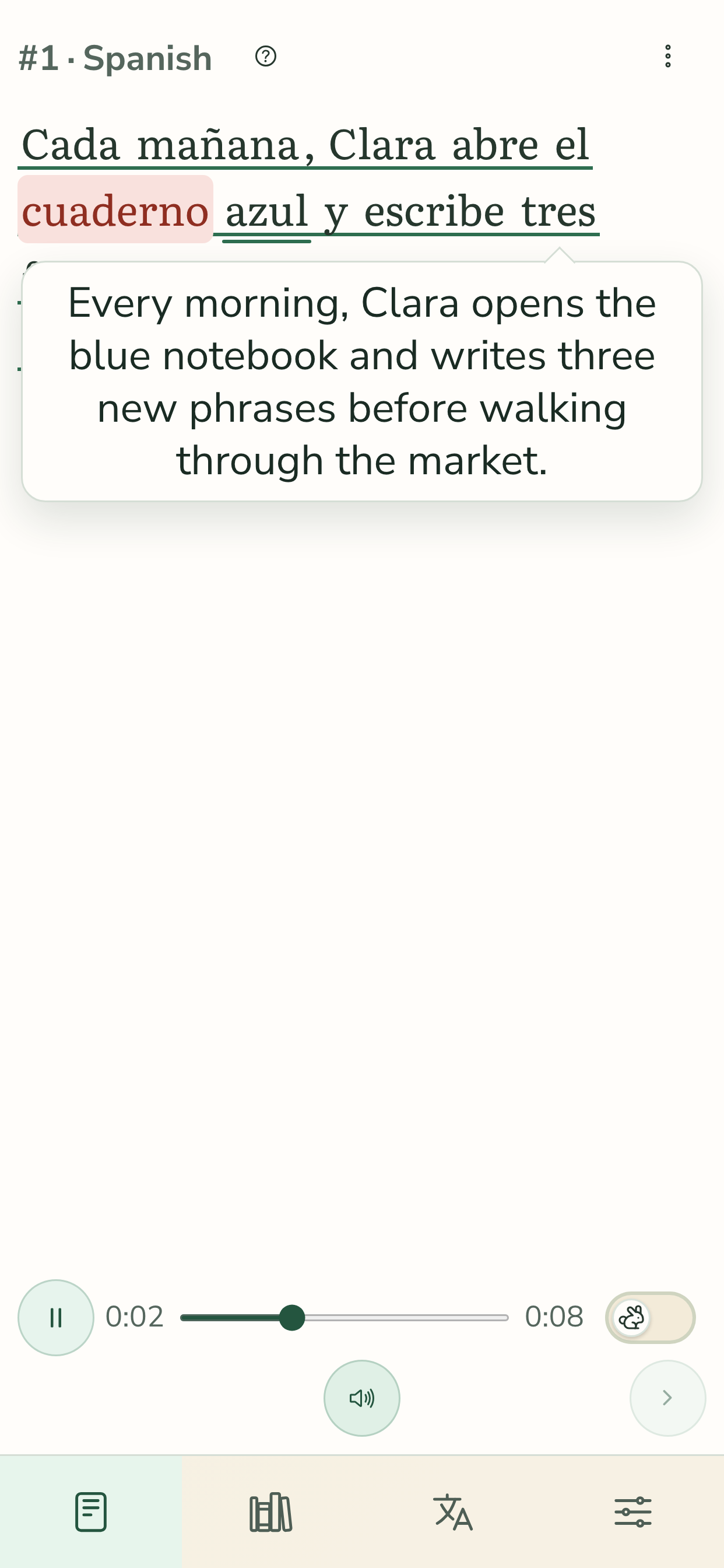 TortoLingua: Learn by Reading screenshot 3
