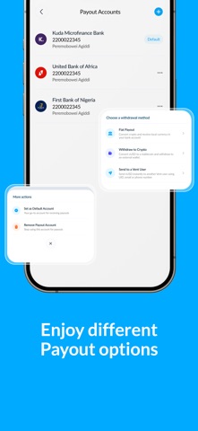Vent: Crypto to Cash Wallet iPhone screenshot