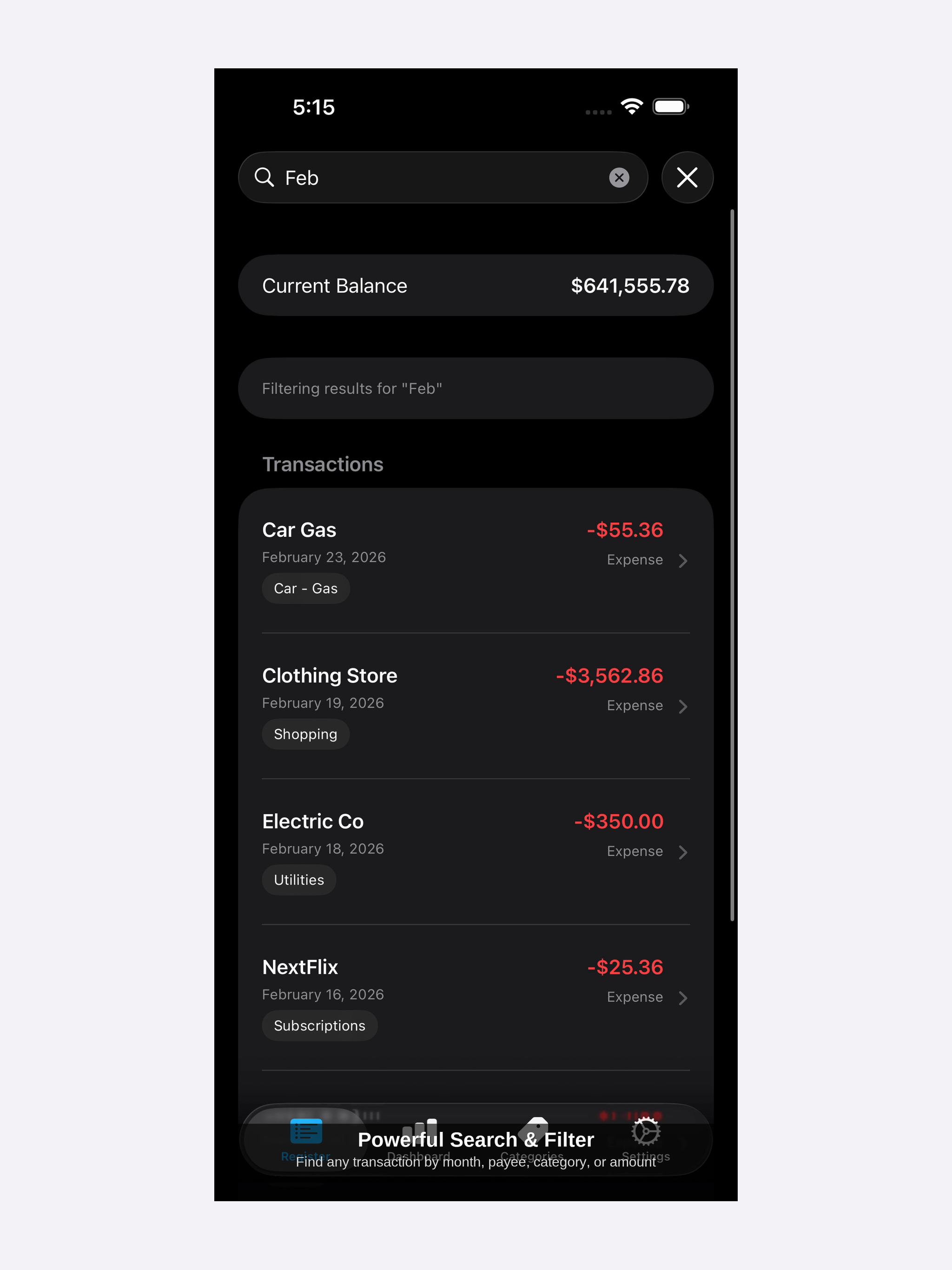 CheckbookDash screenshot 7
