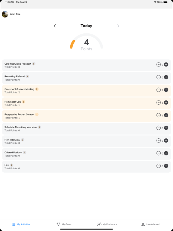 Recruiting 25